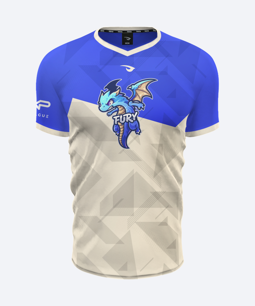 Clearwater Fury Blue Alternative - Raven.GG | Esports Apparel Design ...