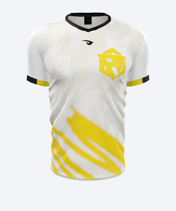 Fixation PRIME Jersey (White) - Raven.GG | Esports Apparel Design ...