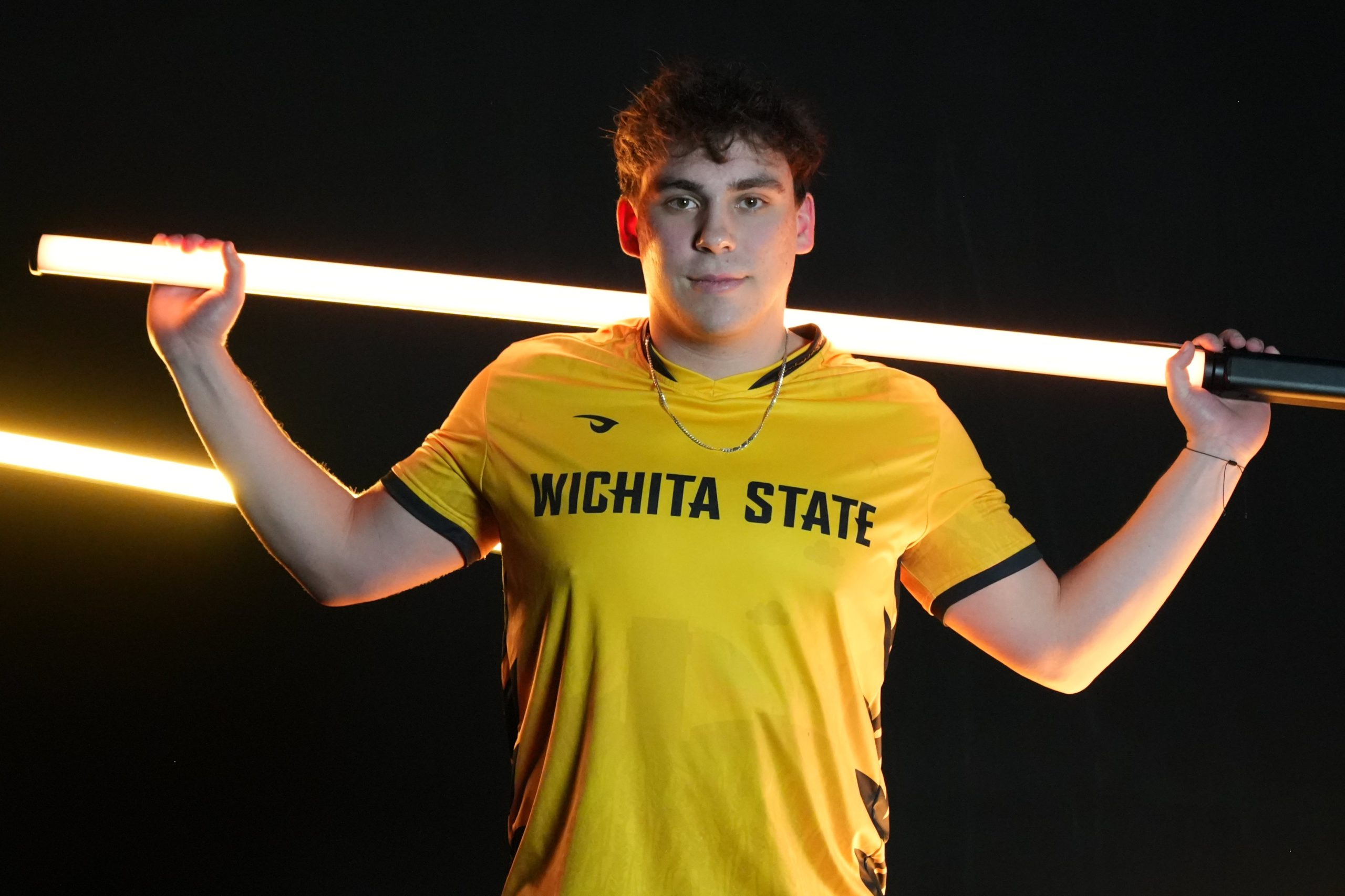 Wichita State University esports player